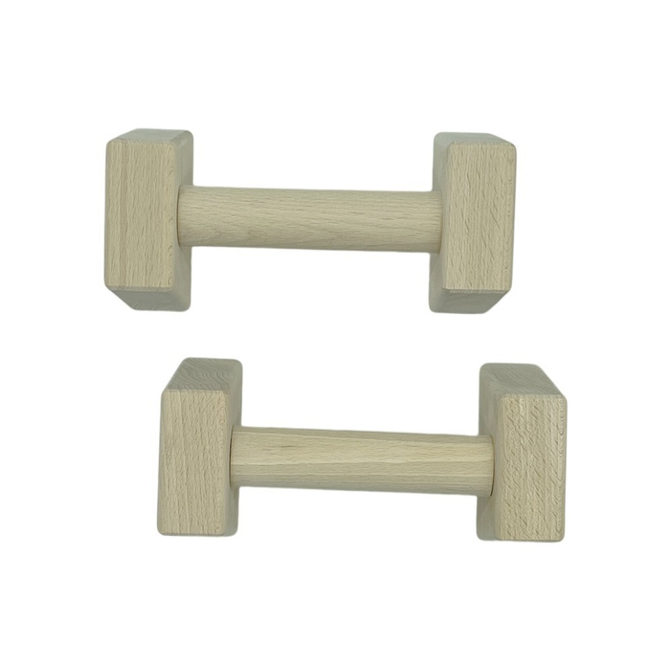 Паралетси, упори для віджимання дерев'яні Wood Gym Push Up NE-WD-20 з бука 20 см 2 шт Вінниця - фото 3