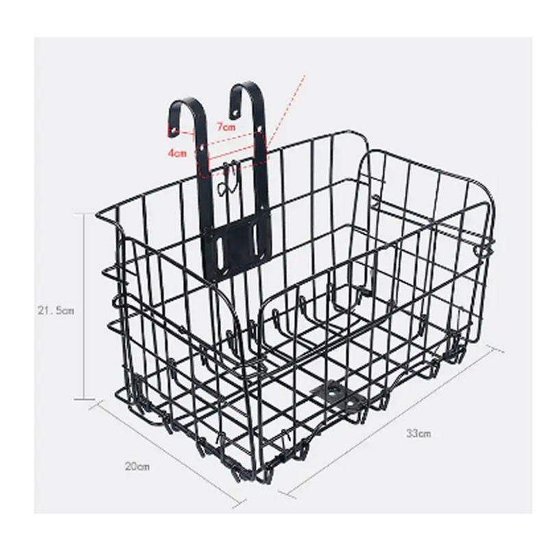 Кошик на велосипед складаний з кріпленням Feel Fit чорний Бровари - фото 5