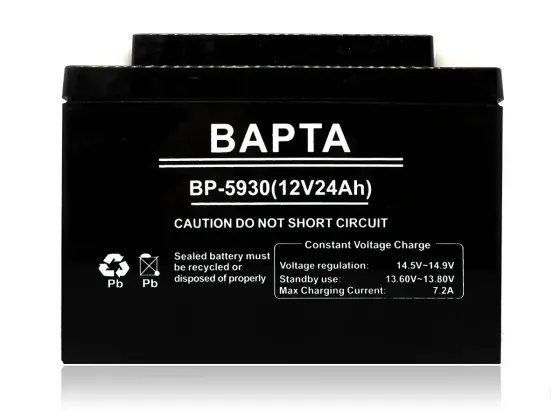 Акумулятор BAPTA BP-5930 12V 24Ah для ДБЖ, охоронних систем, електроприладів, розмір 176×166×125 мм Київ