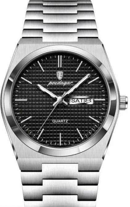 Годинник/часы POEDAGAR silver-black Original. Киев - изображение 3