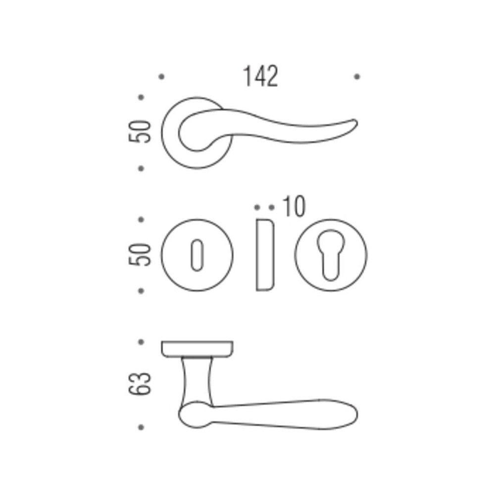 Ручка Colombo Peter бронза кл Київ - фото 2