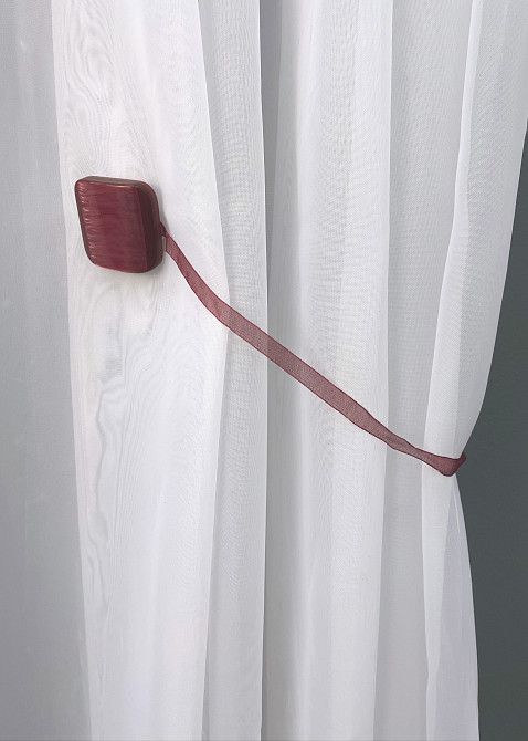 Магніти для штор і гардин Танго набір 2 шт Бордовий (81-180) Київ - фото 2