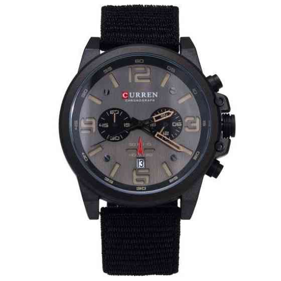 Годинник чоловічий наручний Curren Monreal Armor Black (2 ремінці) Вінниця