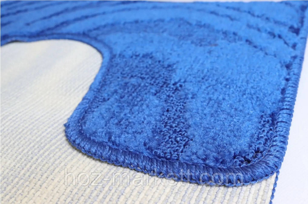 Коврики в ванную и туалет голубой производство Турция 80 х 50 см и 50 х 40 см Харьков - изображение 2