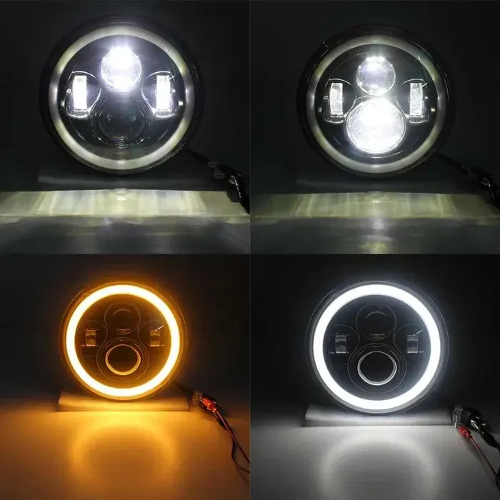 Світлодіодна фара 7 дюймів Led ВАЗ 2101 2121-21213 Нива Уаз Газ Ваз Волга 60W Харків - фото 1