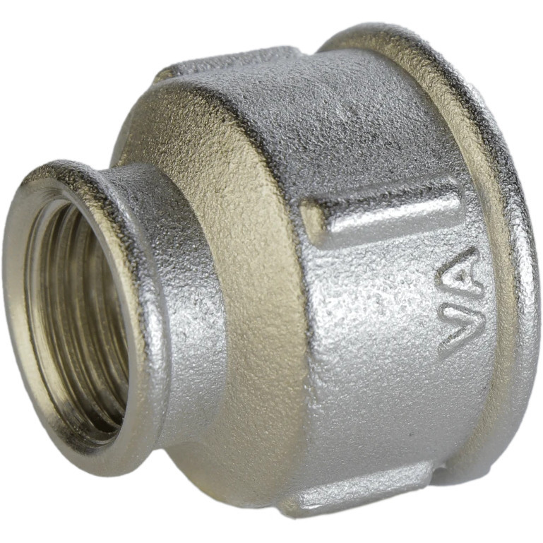 Муфта редукційна нікельована 1 1/2″ВР х 3/4″ВР ливарна А0310А(нк) VA (000025091) Київ - фото 1