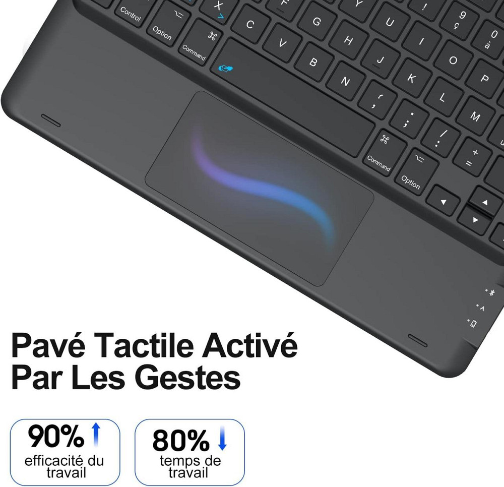 Фірмовий захисний чохол EARTO з Bluetooth клавіатурою для iPad 10.2 (2019/20/21)/pro10.5(2017)/Air 3 10.5 Дніпро - фото 7