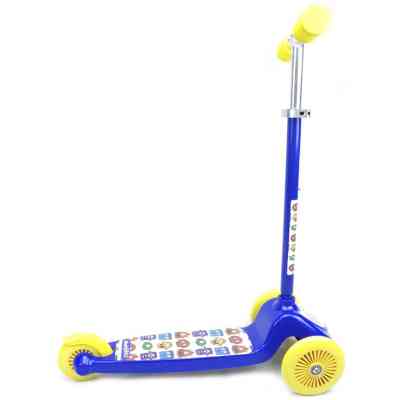 Самокат Bimbo Bike Monsters 12` з регулюванням висоти Синьо-жовтий (75803-IS) Вінниця