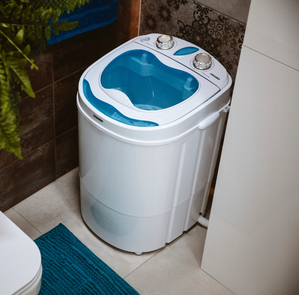 Туристическая стиральная машина 3 кг переносная с центрифугой Mesko MS (8053) 400 Вт Нововолынск - изображение 7