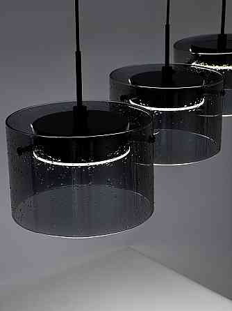 Підвісний світлодіодний світильник VALESO G 2922/3L 42W Димчасто-чорний Коломия