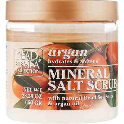 Скраб для тела Dead Sea Collection с минералами Мертвого моря и аргановым маслом 660 г (830668009028) Винница