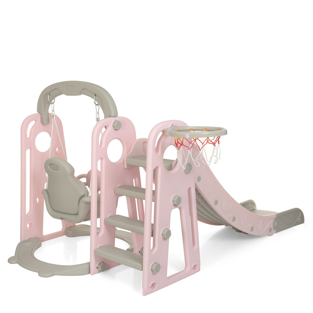 Детский игровой комплекс Bambi 3в1 (горка качеля баскетбол) (YG2020-1-8) для детей Киев - изображение 4