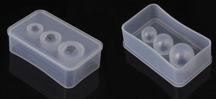 Силиконовая форма Шарики 90 на 40 мм серый Киев - изображение 4