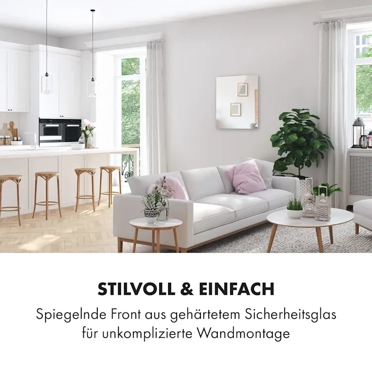 Инфракрасный обогреватель зеркало KLARSTEIN Marvel Mirror б/у Германия Днепр - изображение 9