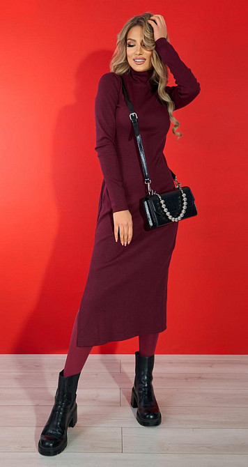 Лаконічне плаття з розрізом (42) Київ - фото 2