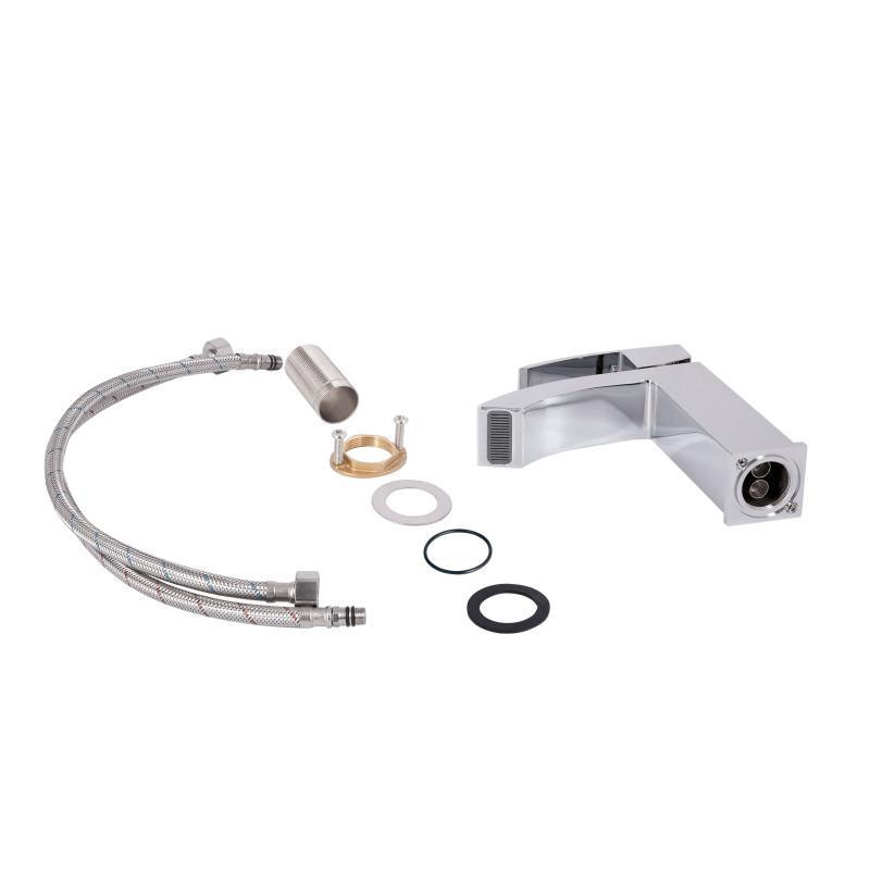 Смеситель для раковины Qtap Swan Cascada QTSWA270CRM45564 (k35), однорычажный, низкий, Chrome Харьков - изображение 4