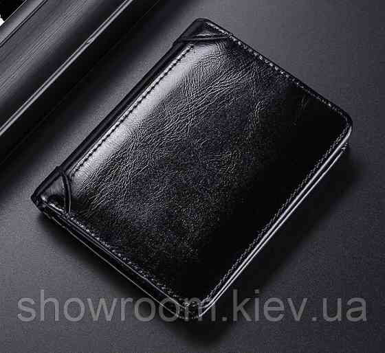 Мужское кожаное вертикальное портмоне Leather Collection (2765) Киев