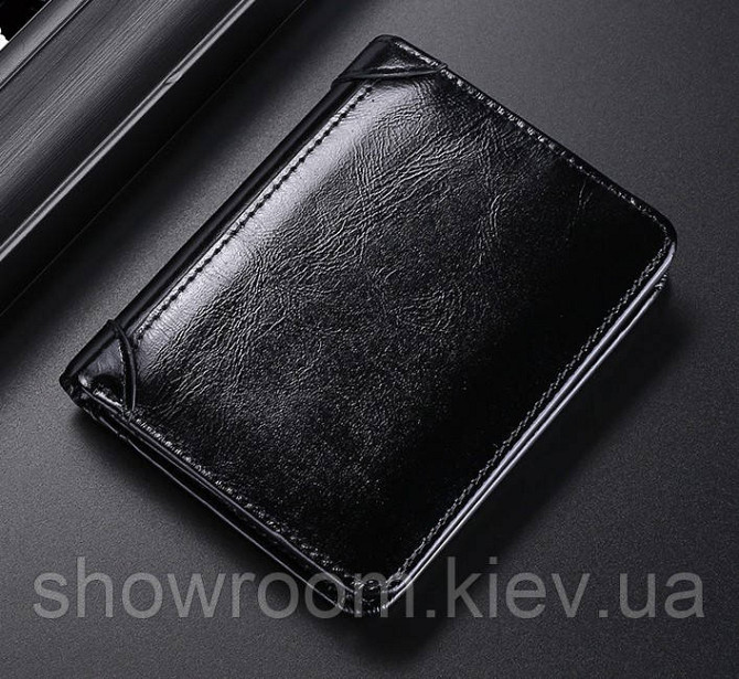 Мужское кожаное вертикальное портмоне Leather Collection (2765) Киев - изображение 1