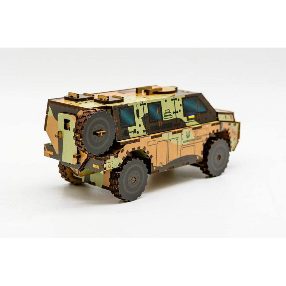 Дерев'яний 3D конструктор "Бушмастер" 139-0209, 139 деталей Вінниця - фото 4