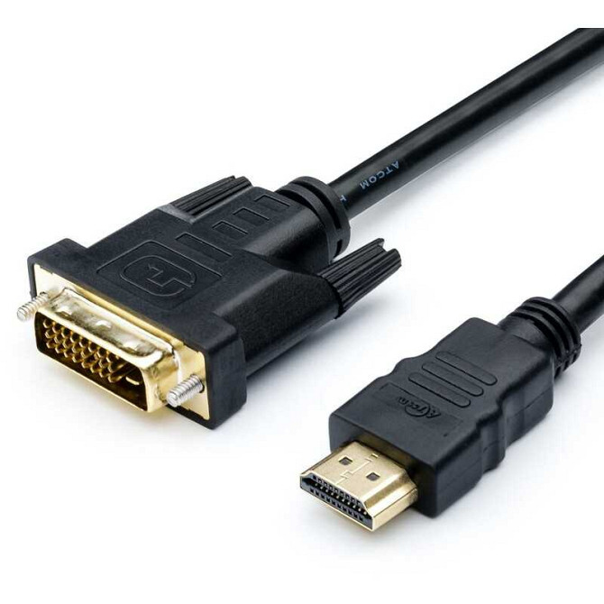 Кабель перехідник HDMI - DVI 1.5м Луцк - изображение 1