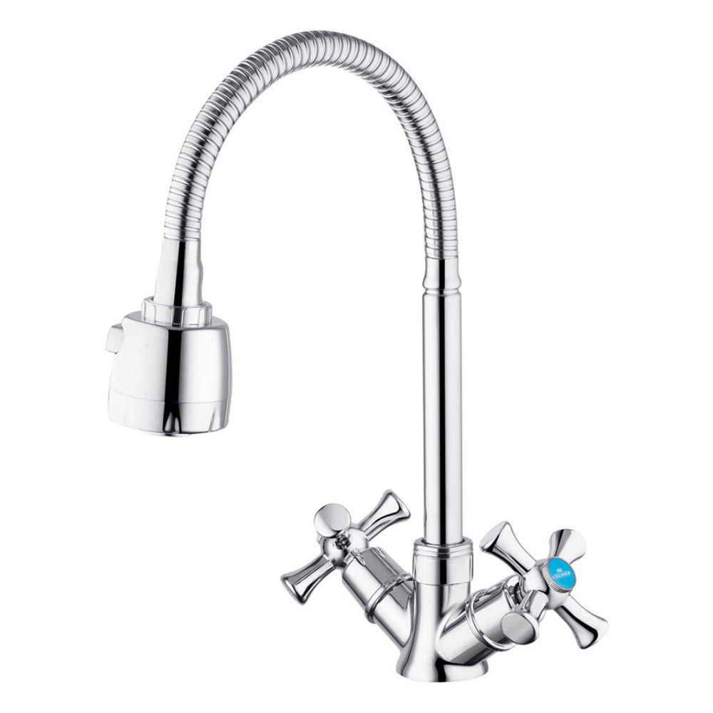 Кухонный смеситель WEZER VRL425-12 рефлекторный (хром) Киев - изображение 2