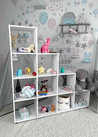 Стеллаж детский пирамидка. Полка для игрушек и книг Киев