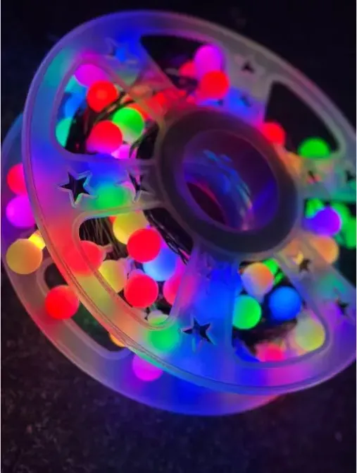 Гирлянда на катушке, от сети, Buble 50м, 8 режимов, Мультик/ Светодиодная гирлянда на елку Коломия - фото 1