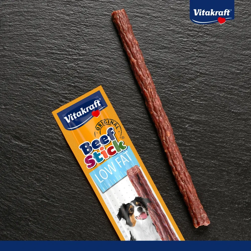М'ясна паличка для собак зі зниженим вмістом жиру Вітакрафт Vitakraft Beef Stick Original ласощі з індичкою, 12 г Вінниця - фото 4