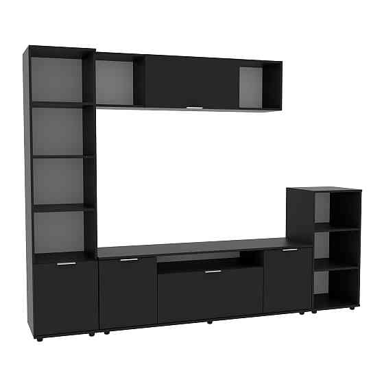 Стенка в гостиную Ketrin-4, Антрацит, 2440х425х1880 Львов