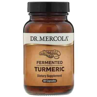Трави Dr. Mercola Куркума ферментована, Fermented Turmeric, 60 капсул (MCL-03236) Вінниця