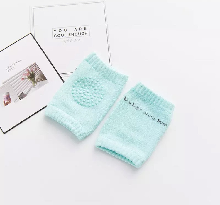 Наколенники детские для ползания, светло-зеленые, отличные защитные наколенники Киев - изображение 1