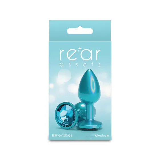 Анальна пробка NS Novelties Rear Assets - Iridescent Teal - Small - Teal Львів