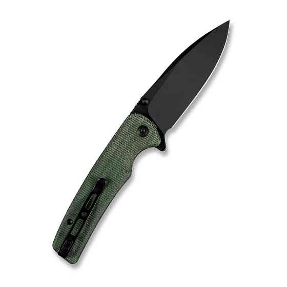 Ніж складаний туристичний Sencut Sachse, (8.8 см)  9Cr18MoV / Micarta зелений Київ