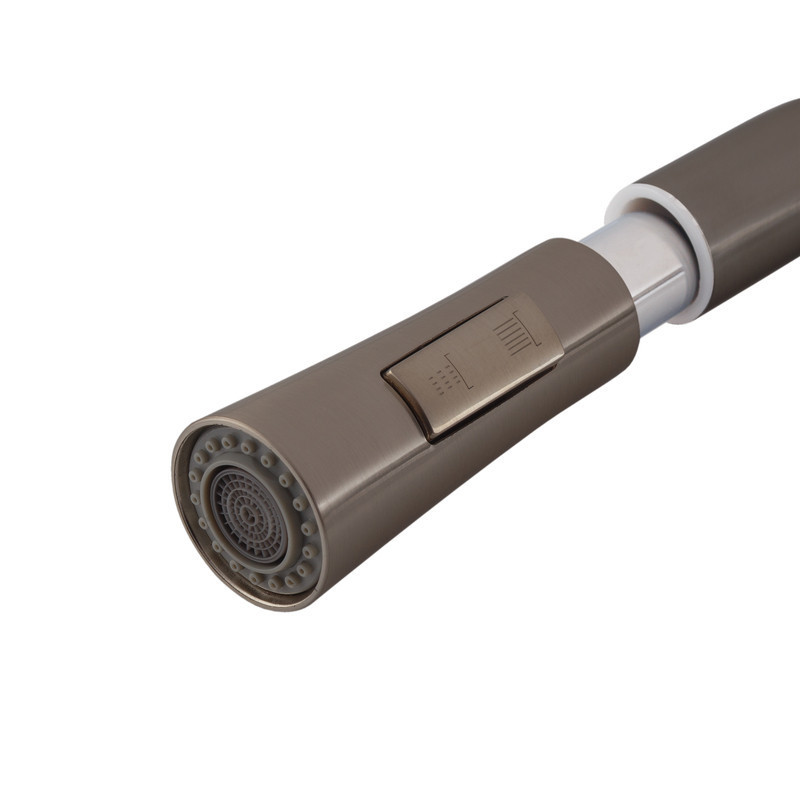 Змішувач для кухні з висувним виливом MIXXUS PREMIUM SUMMER 014 GRAPHITE (Колір графіт) (MI8282) ( 15367 ) Харьков - изображение 8