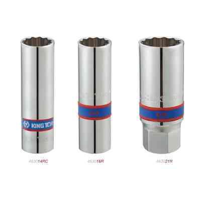 Головка торцева KING TONY свічна 1/2" 14 мм 12-гранна (463014RC) Вінниця