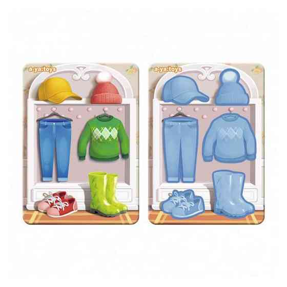 Деревянный пазл-вкладыш 