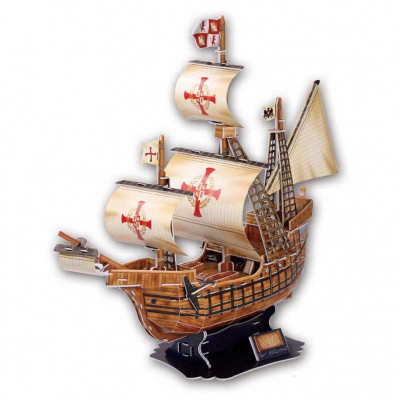 Пазл Cubic Fun Тривимірна головоломка-конструктор Корабель Санта Марія (T4008h) Вінниця - фото 1