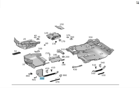 Mercedes-Benz  A1666800035 9051 Внутрішня правая накладка порога чорна Одеса