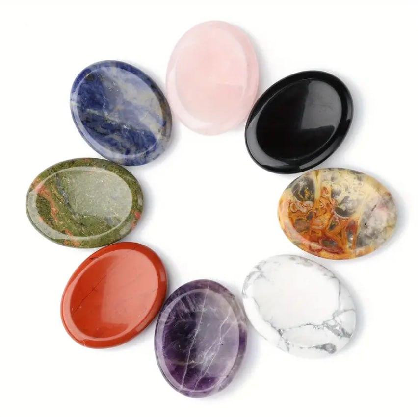 Камінь антистрес Гауліт – полірований палм-стоун 4.5×3.5 см (1 шт) Київ - фото 3