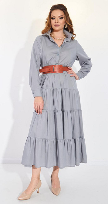 Коттоновое платье с оборками (48) Киев - изображение 5