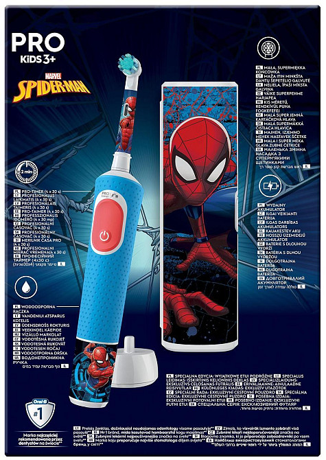 Зубна електрощітка Braun Oral-B Pro Kids D103.413.2KX Spider-Man ( 15946 ) Харків - фото 2