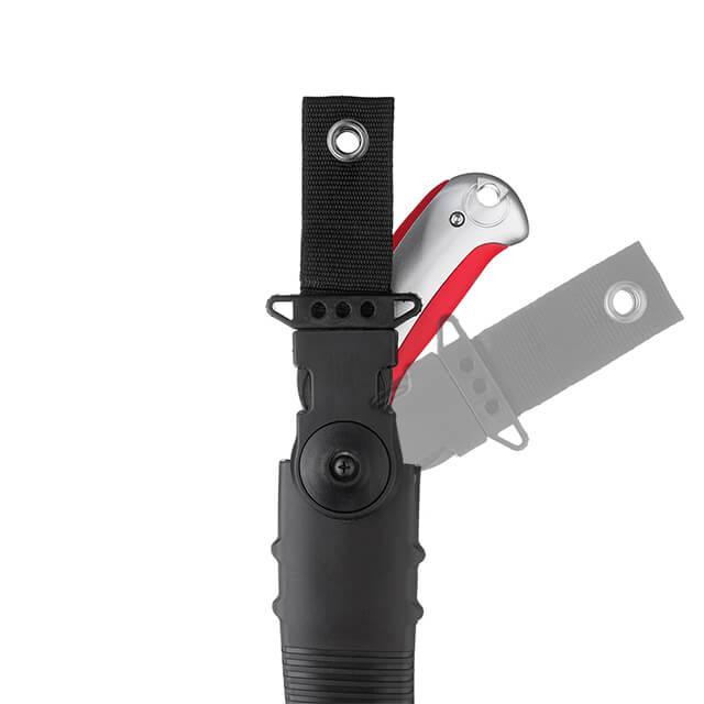 Ножовка садовая изогнутая, 330 мм, с металлической ручкой, пластиковый чехол INTERTOOL HT-3146 Киев - изображение 5