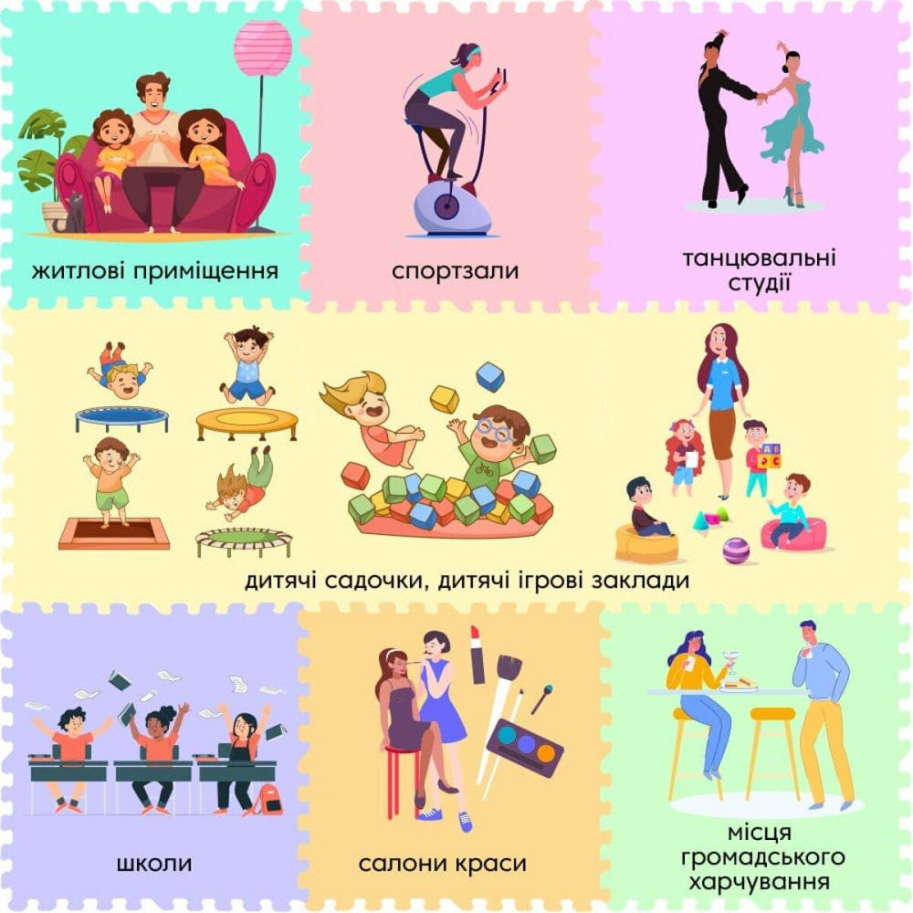Підлога пазл - модульне підлогове покриття 600x600x10мм Золоте дерево (МР2) SW-00000022 Дніпро - фото 12