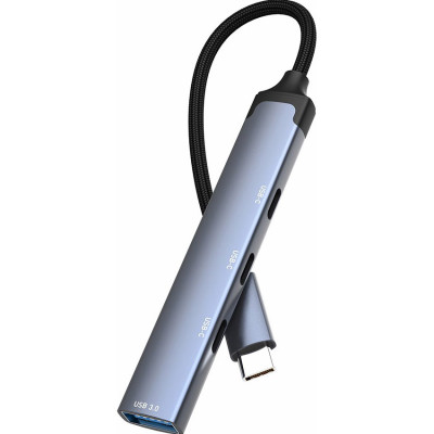 Концентратор ColorWay USB-C 4-in-1 USB-C2.0х3/USB3.0 (CW-HUB07) Вінниця - фото 8