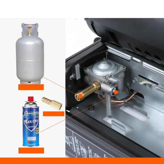 Газовий обігрівач + плита Yanchuan YC-808B 1.3 кВт Вінниця - фото 6