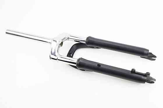 Вилка 24" амортизаційна, без різьби 1-1/8" (28,6мм), шток 215мм, з ходом 40мм, Disk-brake, чорна Київ