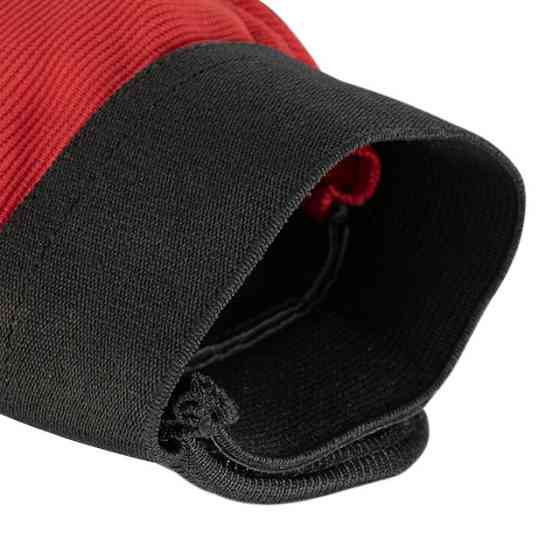 Рукавичка без пальців, шкіряна, посилення на долоні, вставки зі спандексу на тильній стороні, фіксація ремінцем на липучці, 10" Київ