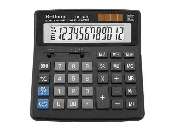 Калькулятор BS-320 12р., 2-пит ТМ BRILLIANT Киев
