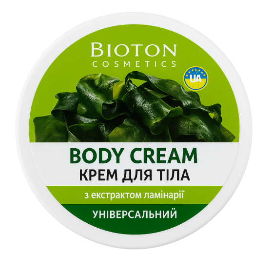 Крем для тіла універсальний з екстрактом ламінарії ТМ "Bioton" 250 мл Київ