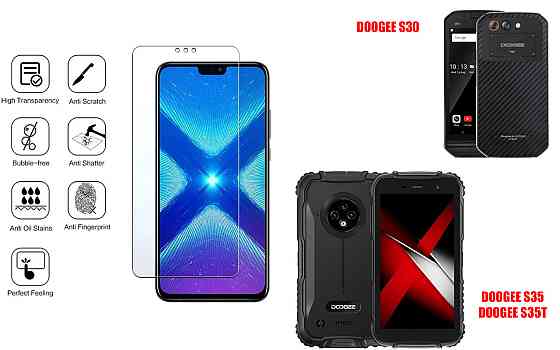 Защитное стекло NeoGlass для DOOGEE S30, S35, S35T – ультрапрозрачное и устойчивое Киев